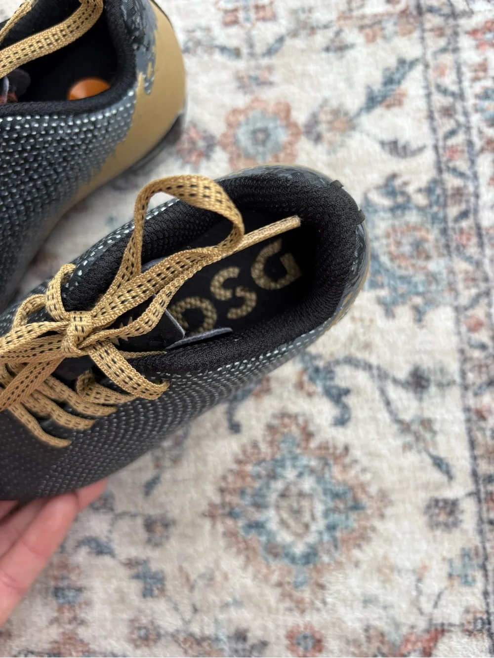 DSG Kids Speed Viper Soccer Cleats in Black and Gold size 8K Toddler